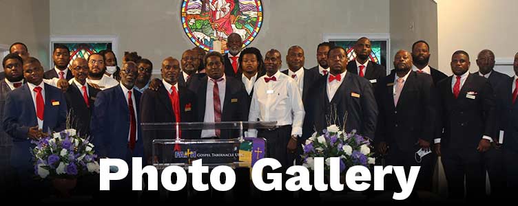 photo of a group of men in the sanctuary